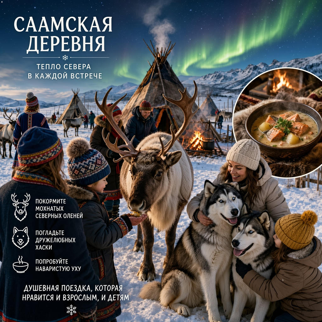 Саамская деревня